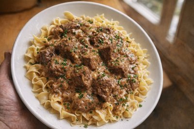 How to Make Classic Beef Stroganoff on the Stoveto...